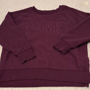 PINK Victoria's Secret Deep Purple / Maroon Top